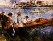 Pierre Renoir Oarsmen at Chatou Spain oil painting artist